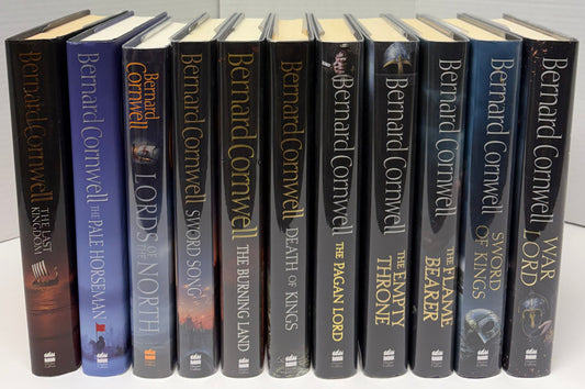 Set of 11 The Last Kingdom Series by Bernard Cornwell Hardcover 1st UK Editions ALL SIGNED!