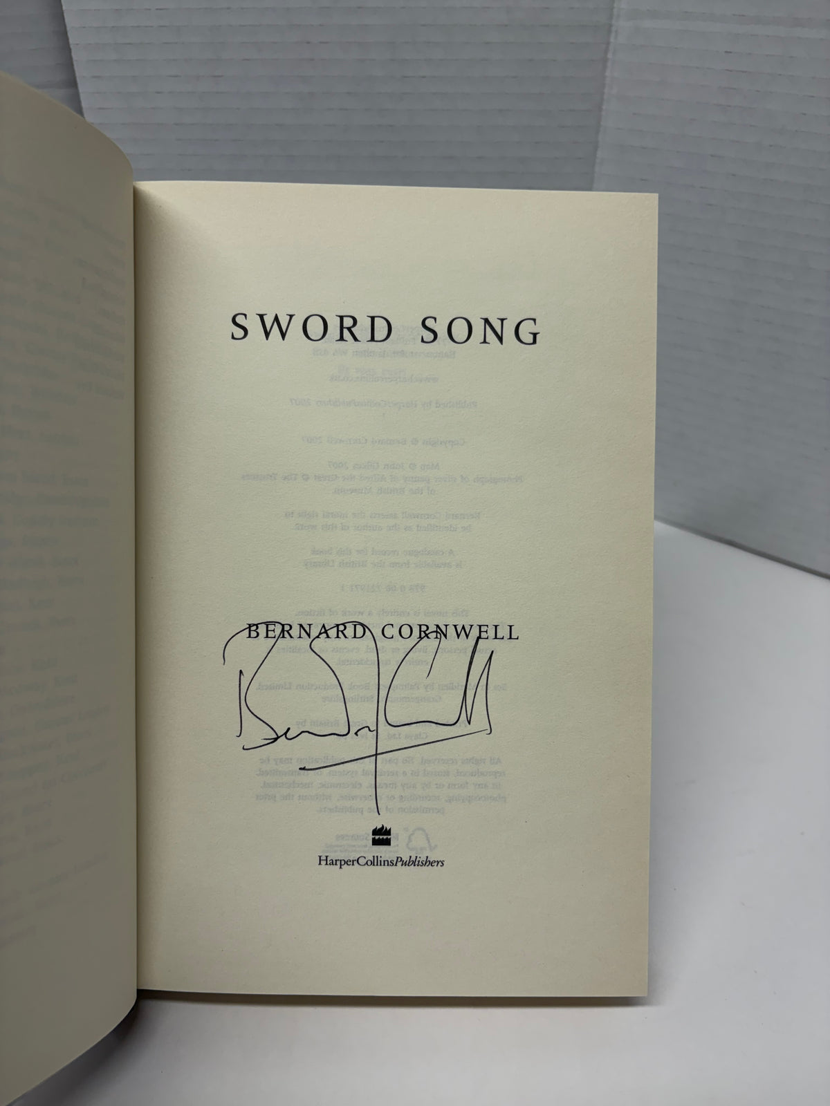 Set of 11 The Last Kingdom Series by Bernard Cornwell Hardcover 1st UK Editions ALL SIGNED!