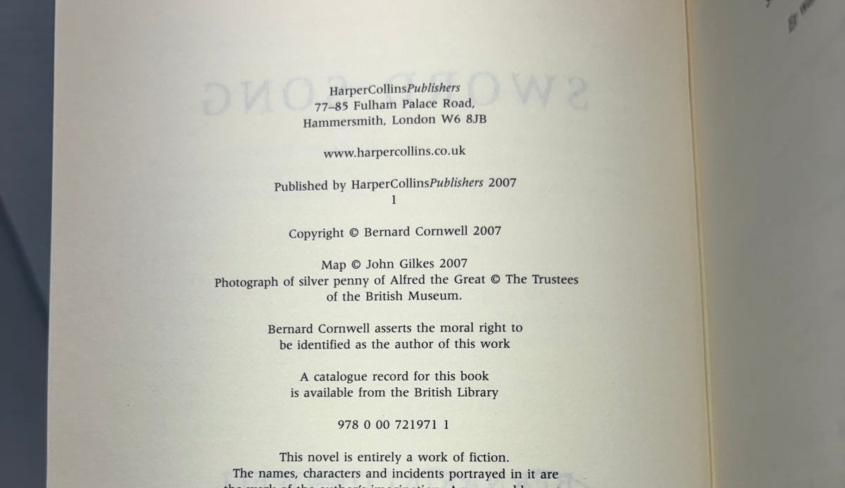Set of 11 The Last Kingdom Series by Bernard Cornwell Hardcover 1st UK Editions ALL SIGNED!