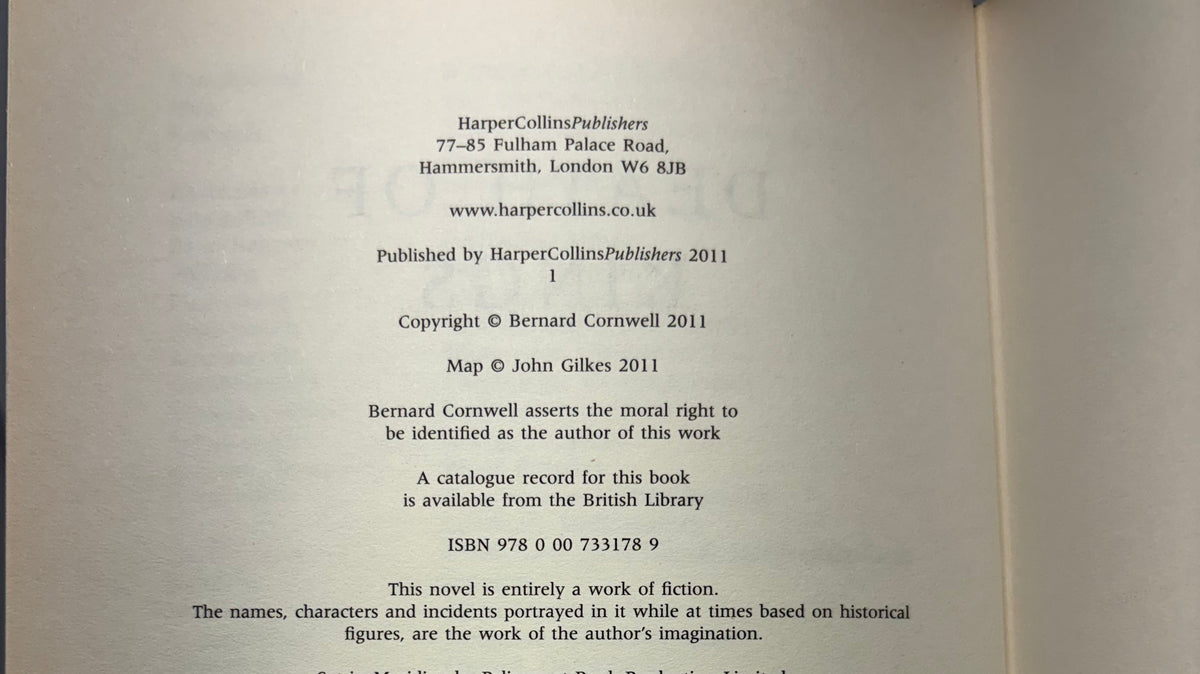 Set of 11 The Last Kingdom Series by Bernard Cornwell Hardcover 1st UK Editions ALL SIGNED!