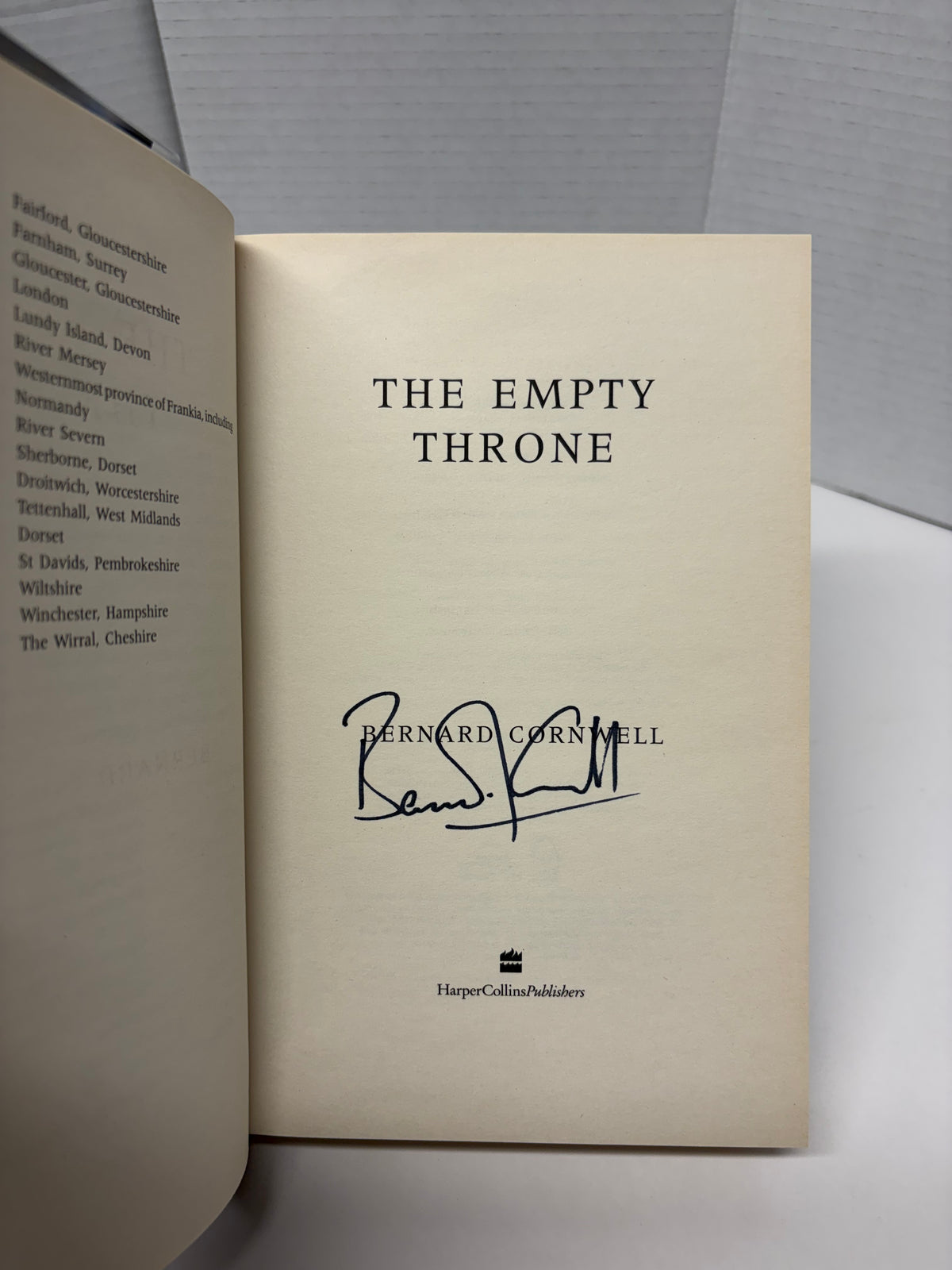 Set of 11 The Last Kingdom Series by Bernard Cornwell Hardcover 1st UK Editions ALL SIGNED!