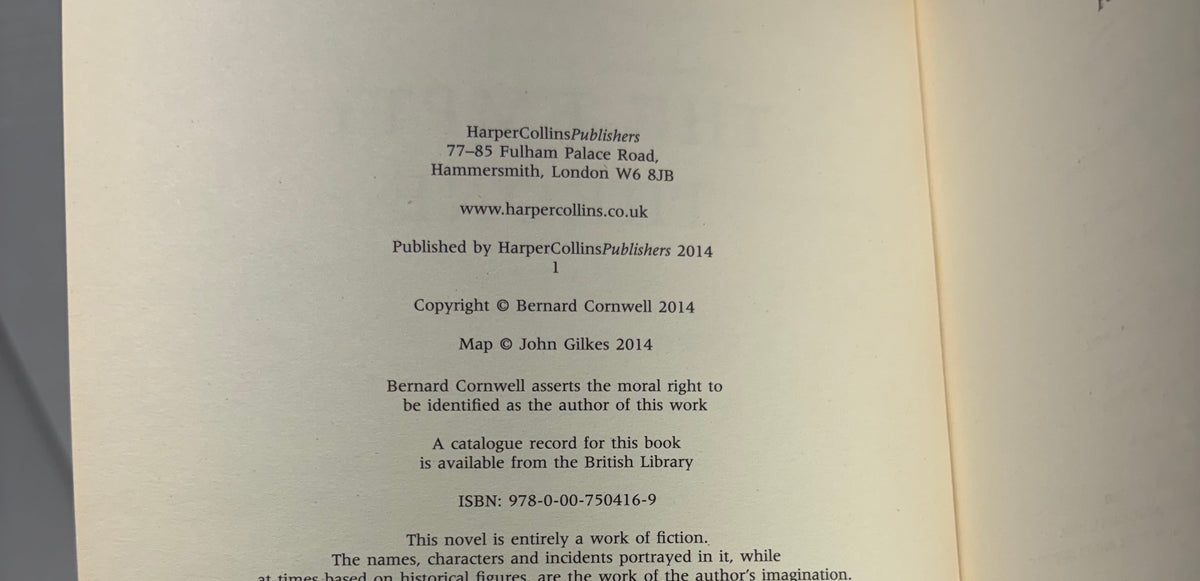 Set of 11 The Last Kingdom Series by Bernard Cornwell Hardcover 1st UK Editions ALL SIGNED!