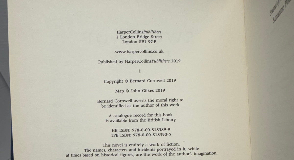 Set of 11 The Last Kingdom Series by Bernard Cornwell Hardcover 1st UK Editions ALL SIGNED!