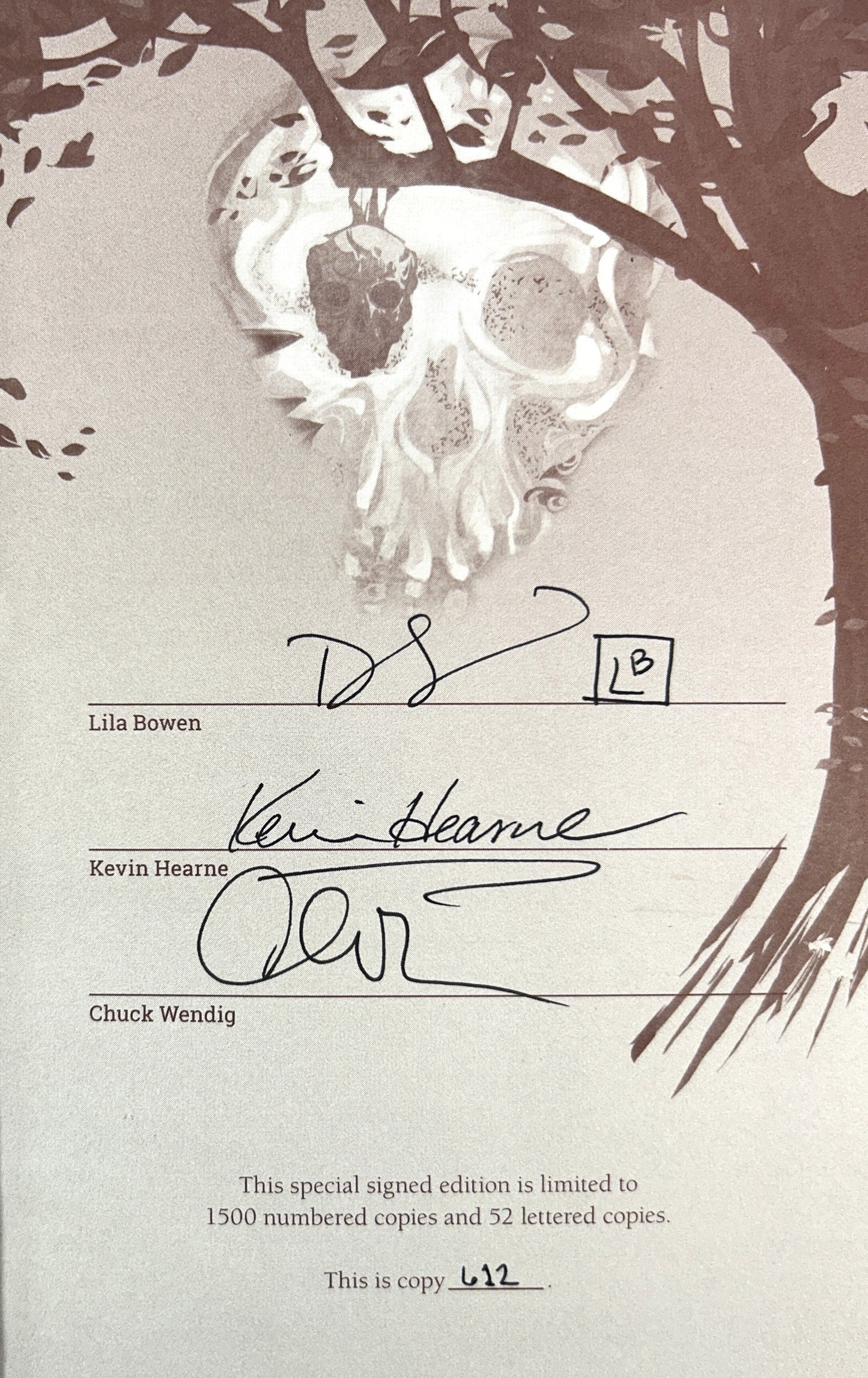 Death & Honey: Original Novellas by Kevin Hearne Lila Bowen & Chuck Wendig 2019 SIGNED x3 Limited Edition SUBTERRANEAN PRESS