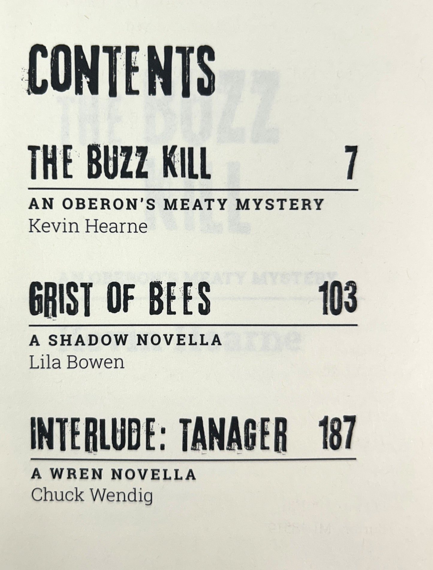 Death & Honey: Original Novellas by Kevin Hearne Lila Bowen & Chuck Wendig 2019 SIGNED x3 Limited Edition SUBTERRANEAN PRESS