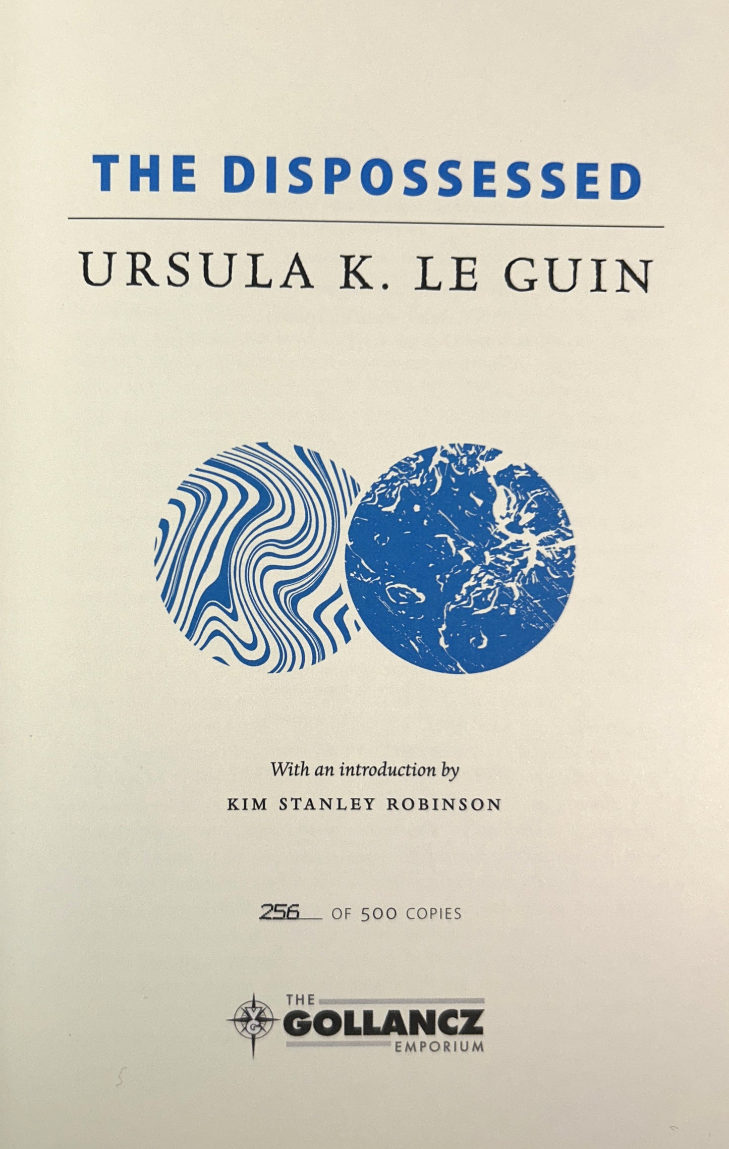 The Dispossessed by Ursula K. Le Guin 2024 Gollancz Emporium Illustrated Limited Edition #250-500