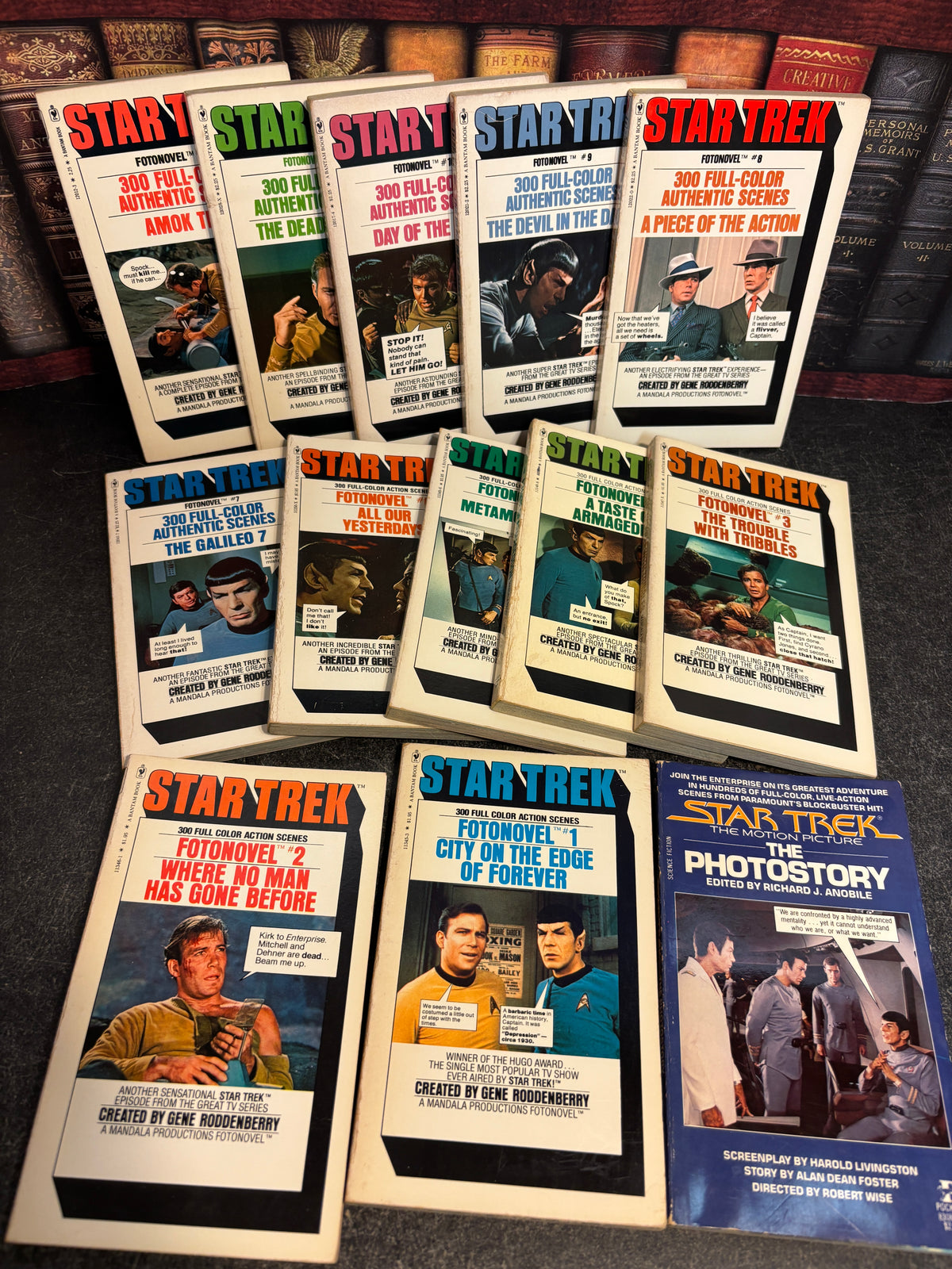 Set of 13 Star Trek Foto Novels #1-12 + The Photostory