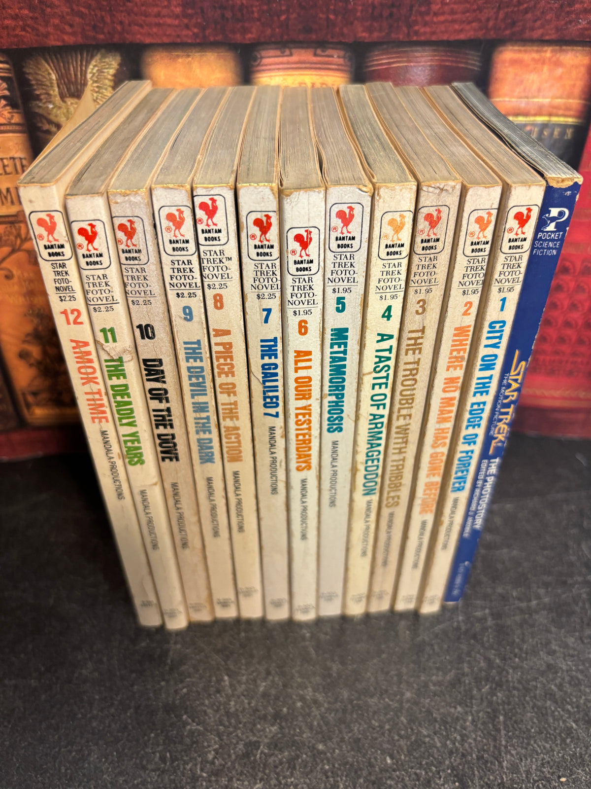 Set of 13 Star Trek Foto Novels #1-12 + The Photostory