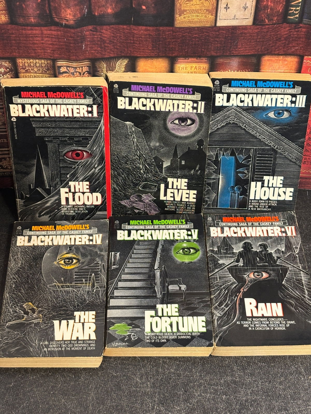 Blackwater by Michael McDowell 6 Volume Paperback Set All 1st Printings