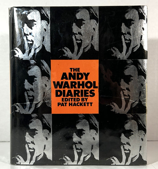 The Andy Warhol Diaries edited by Pat Hackett 1989 1st Printing