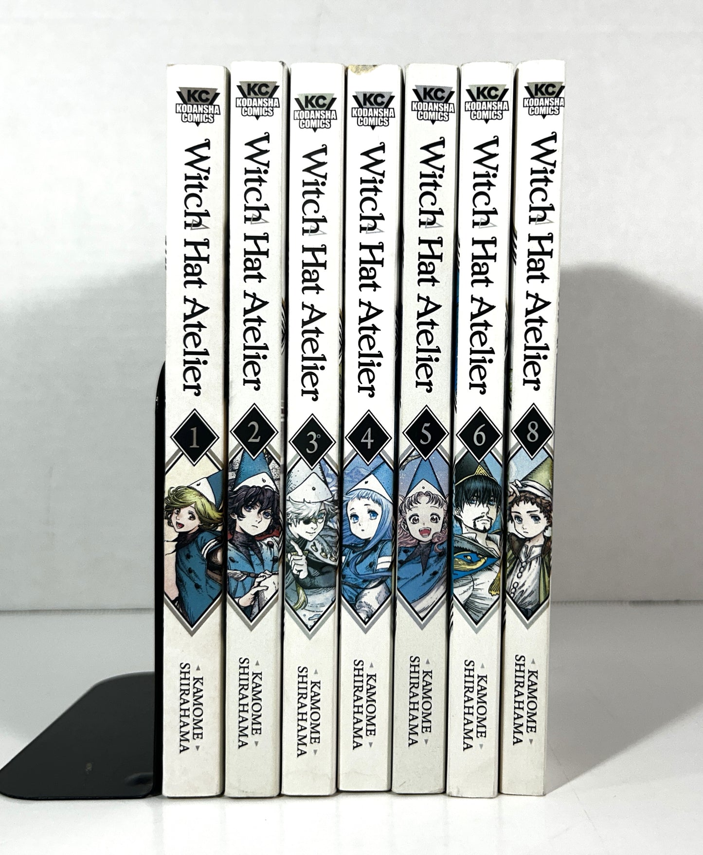Set of 7 Witch Hat Atelier by Kamome Shirahama 2019-2021