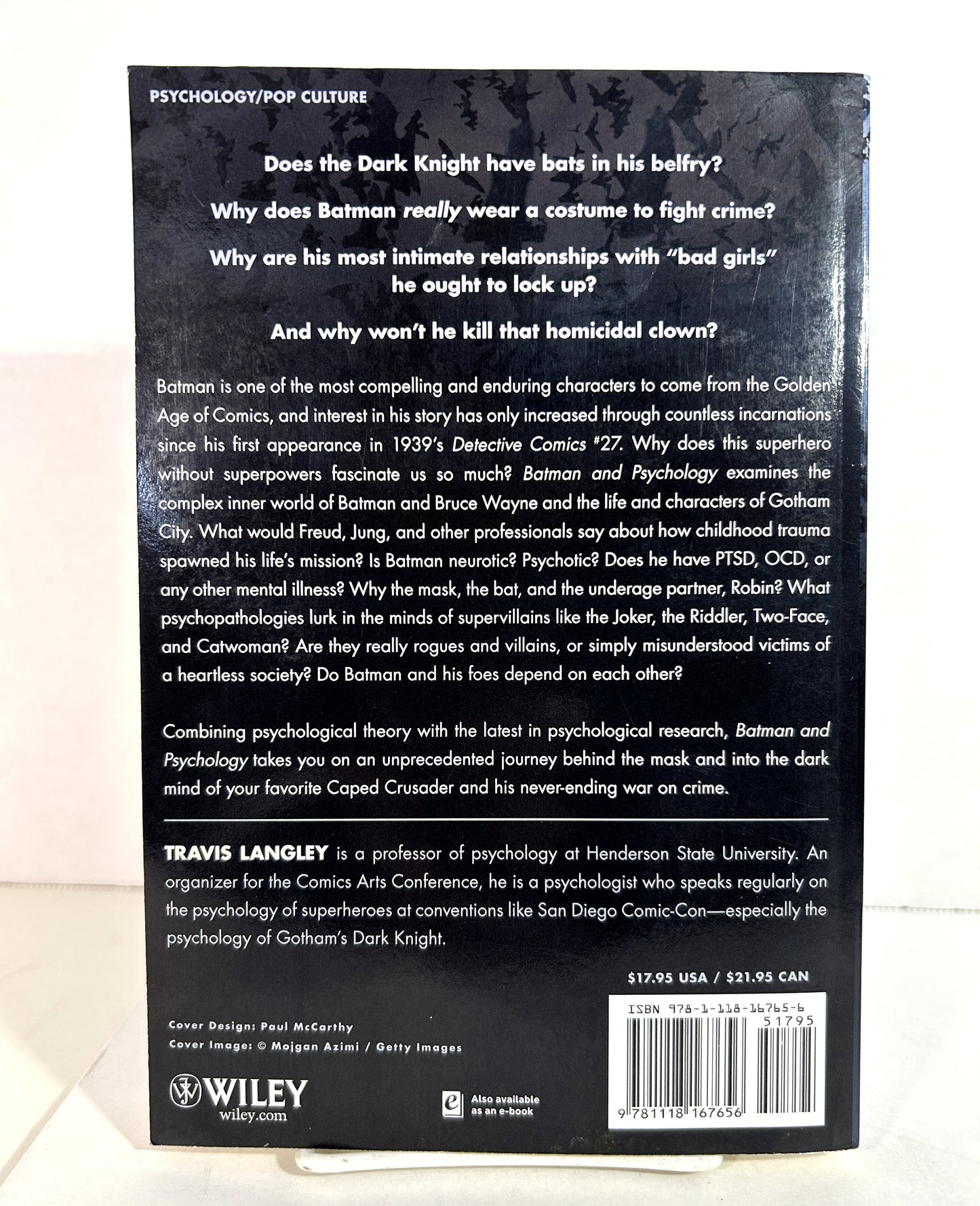Batman and Psychology: A Dark and Stormy Knight by Travis Langley 2012 SIGNED 1st Printing