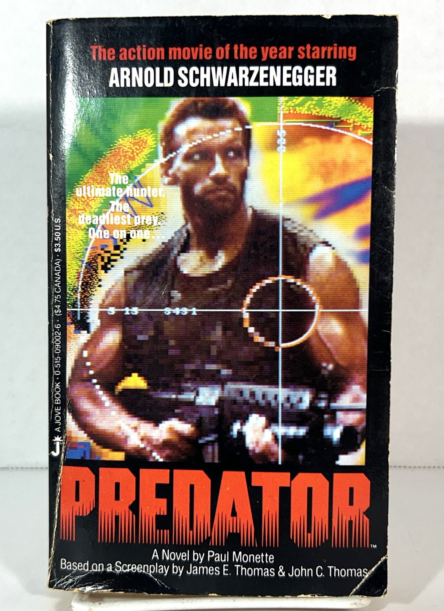 Predator by Paul Monette 1987 1st Printing Movie Tie-In