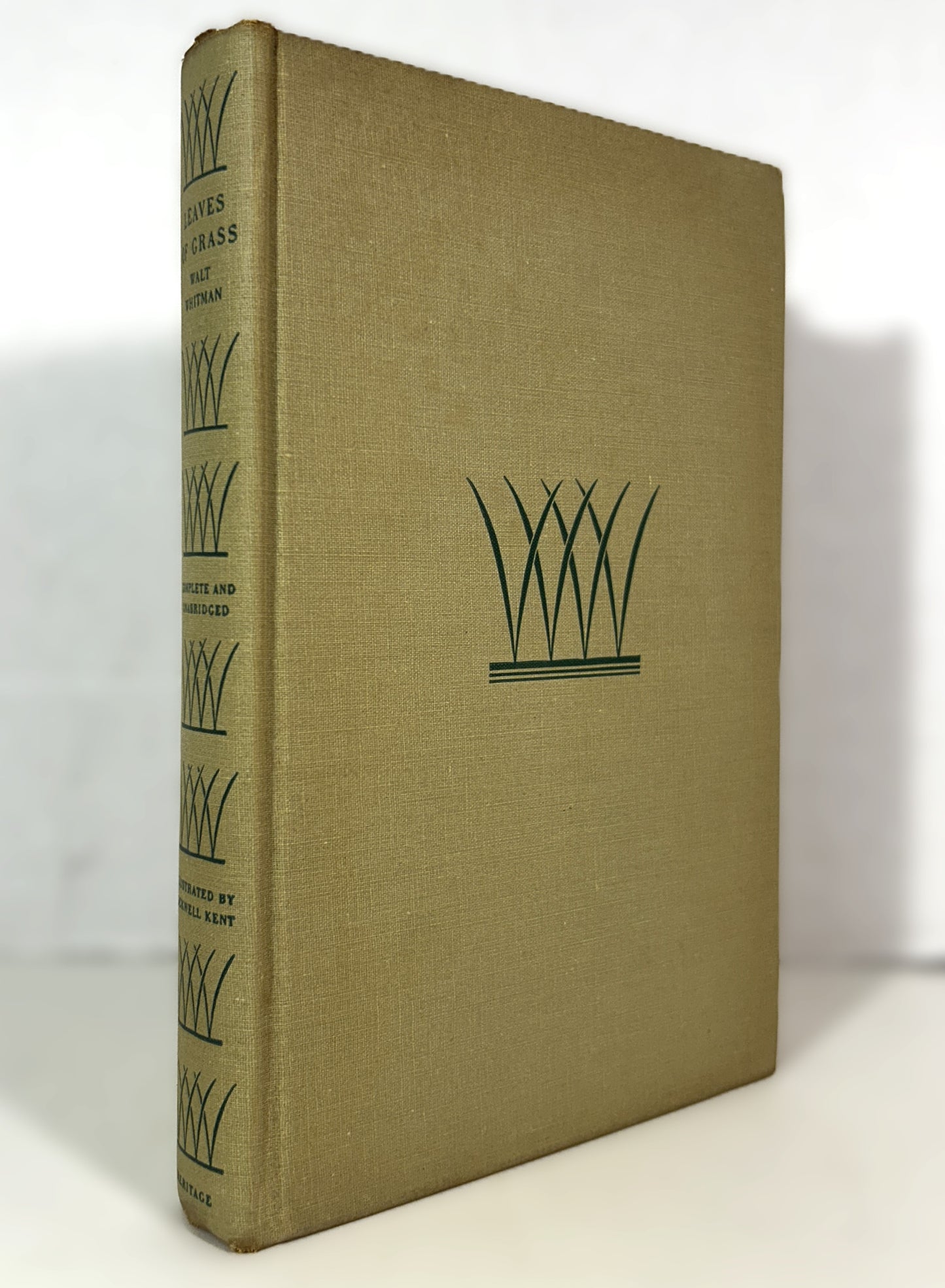 Heritage Press: Leaves of Grass by Walt Whitman c. 1950 Reprint