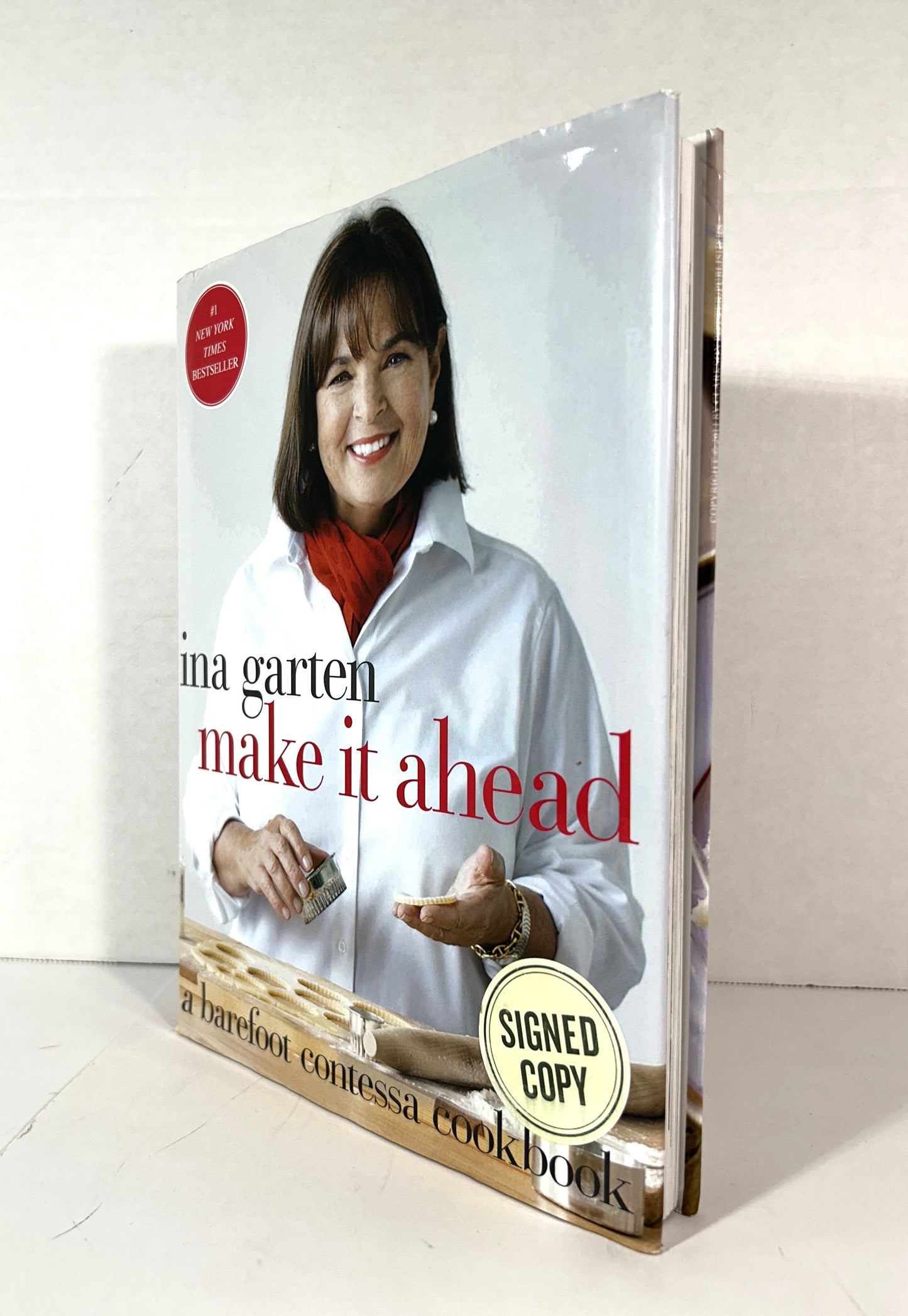 Make It Ahead: A Barefoot Contessa Cookbook by Ina Garten 2014 SIGNED