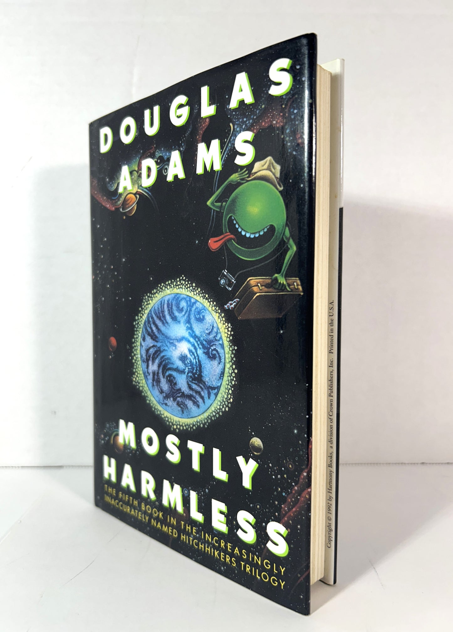 Mostly Harmless by Douglas Adams 1992 SIGNED + INSCRIBED 1st Edition