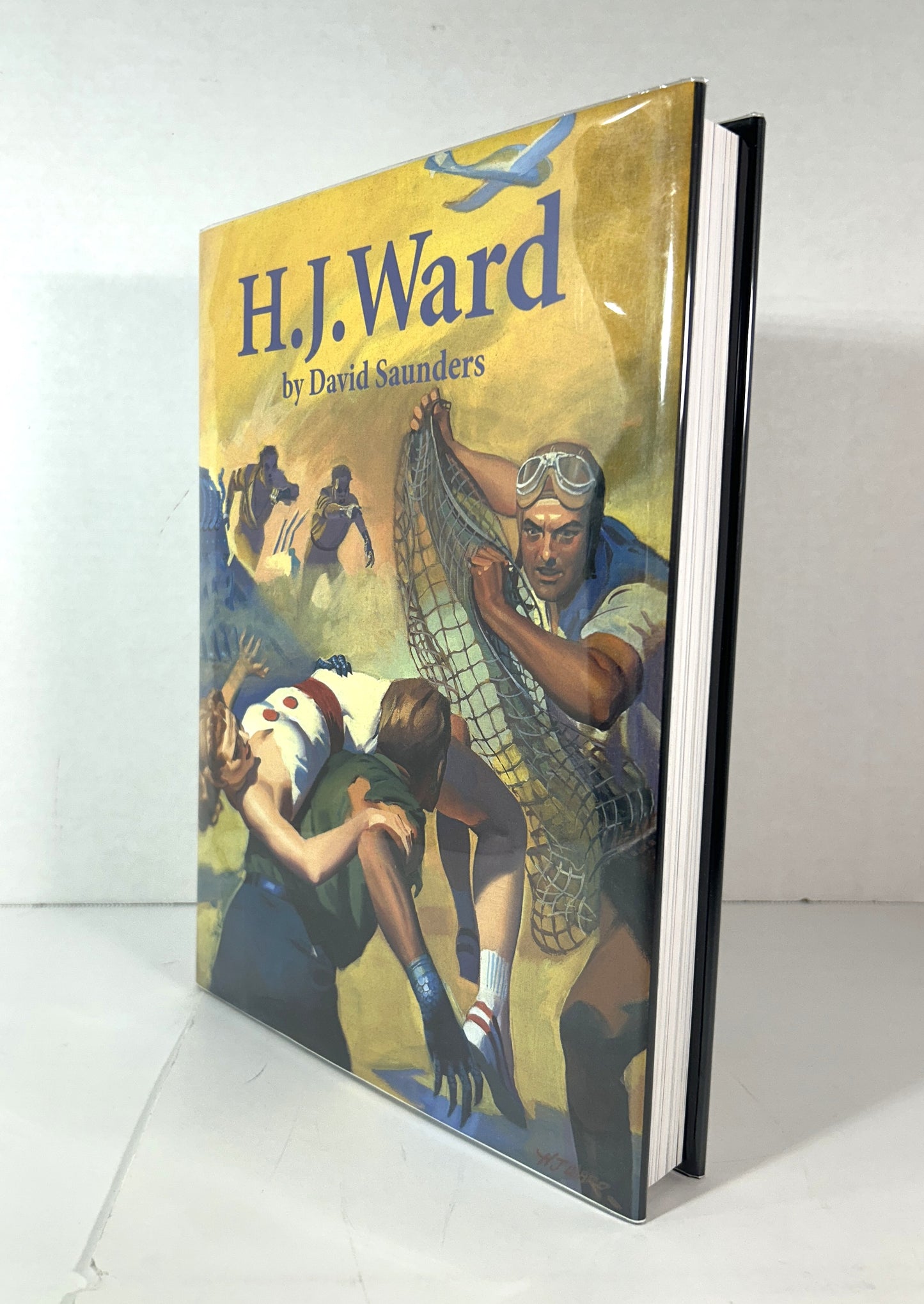 H.J. Ward by David Saunders 2010 w/ SIGNED LETTER