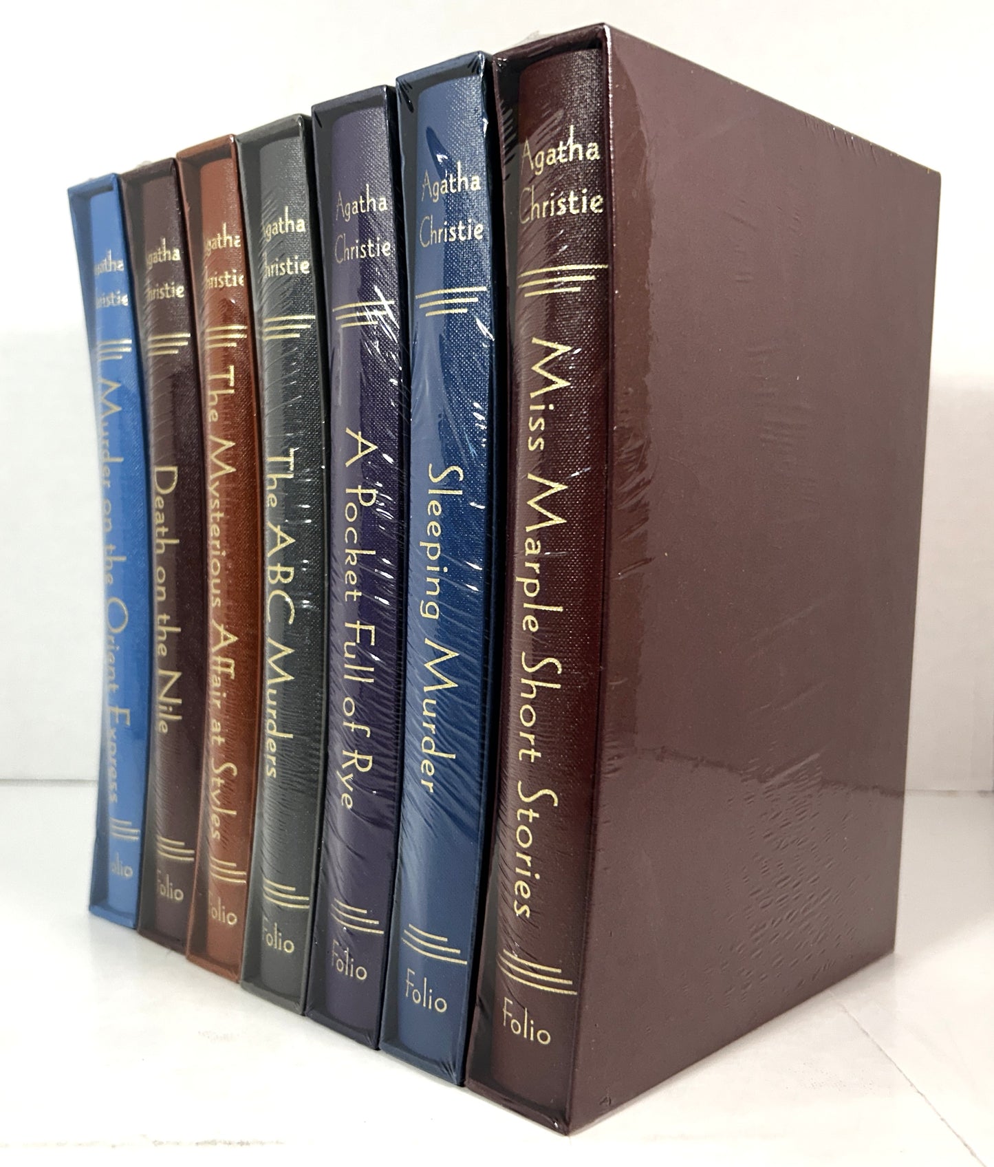 Folio Society: Set of 7 Agatha Christie Novels SEALED