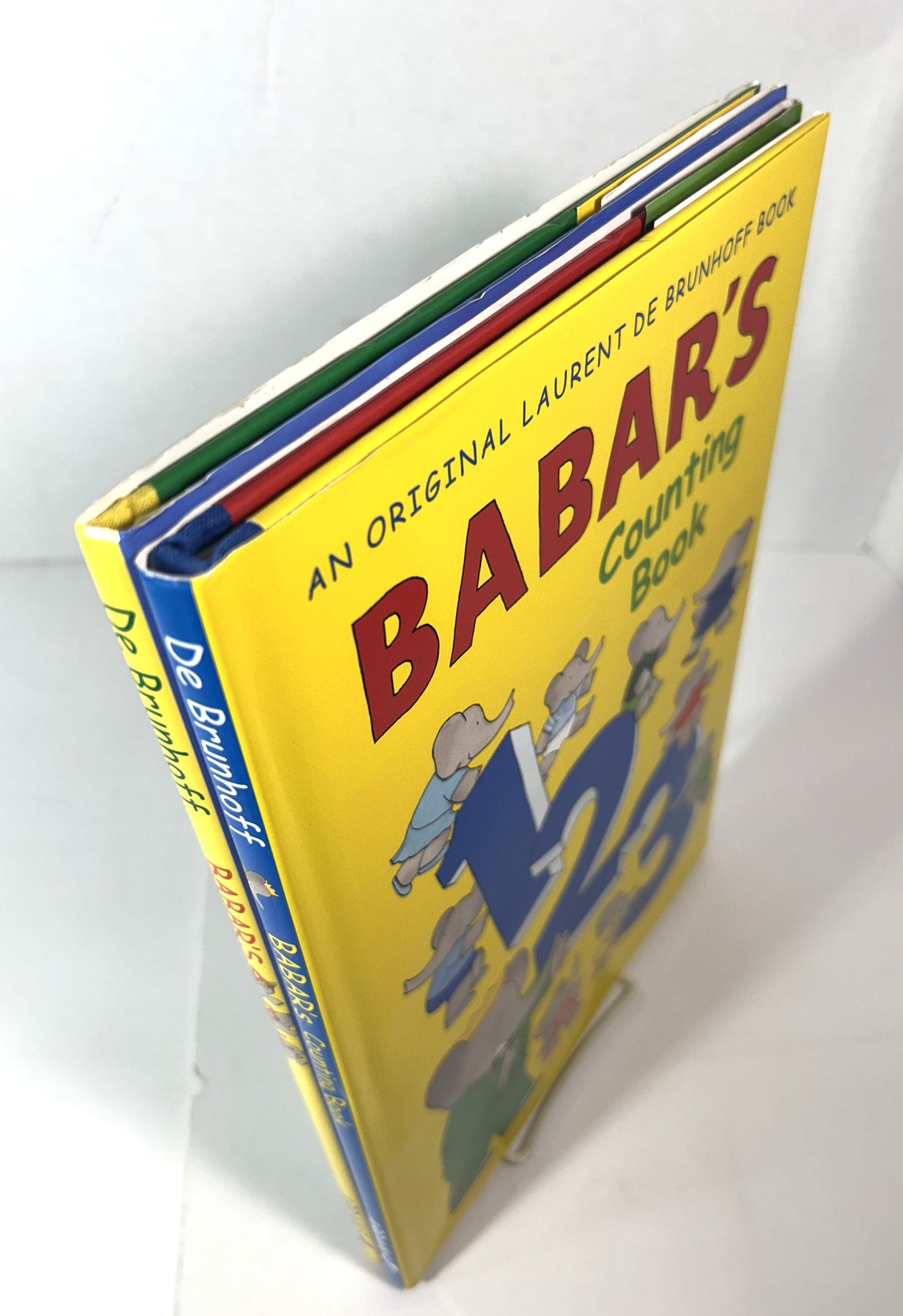 Set of 2 Babar by Laurent de Brunhoff 2001-2003 SIGNED