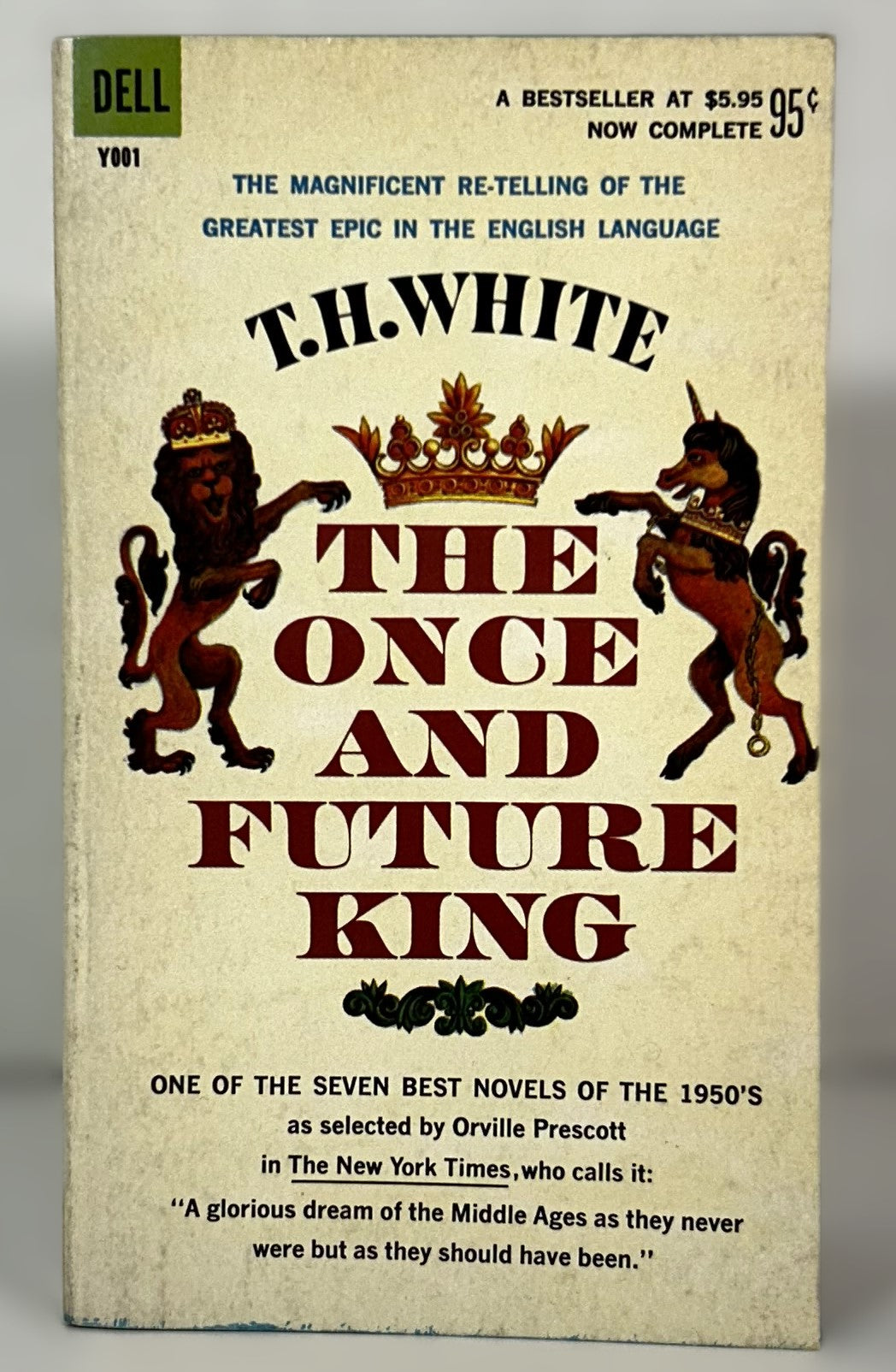 The Once and Future King by TH White 1961 2nd Dell Print