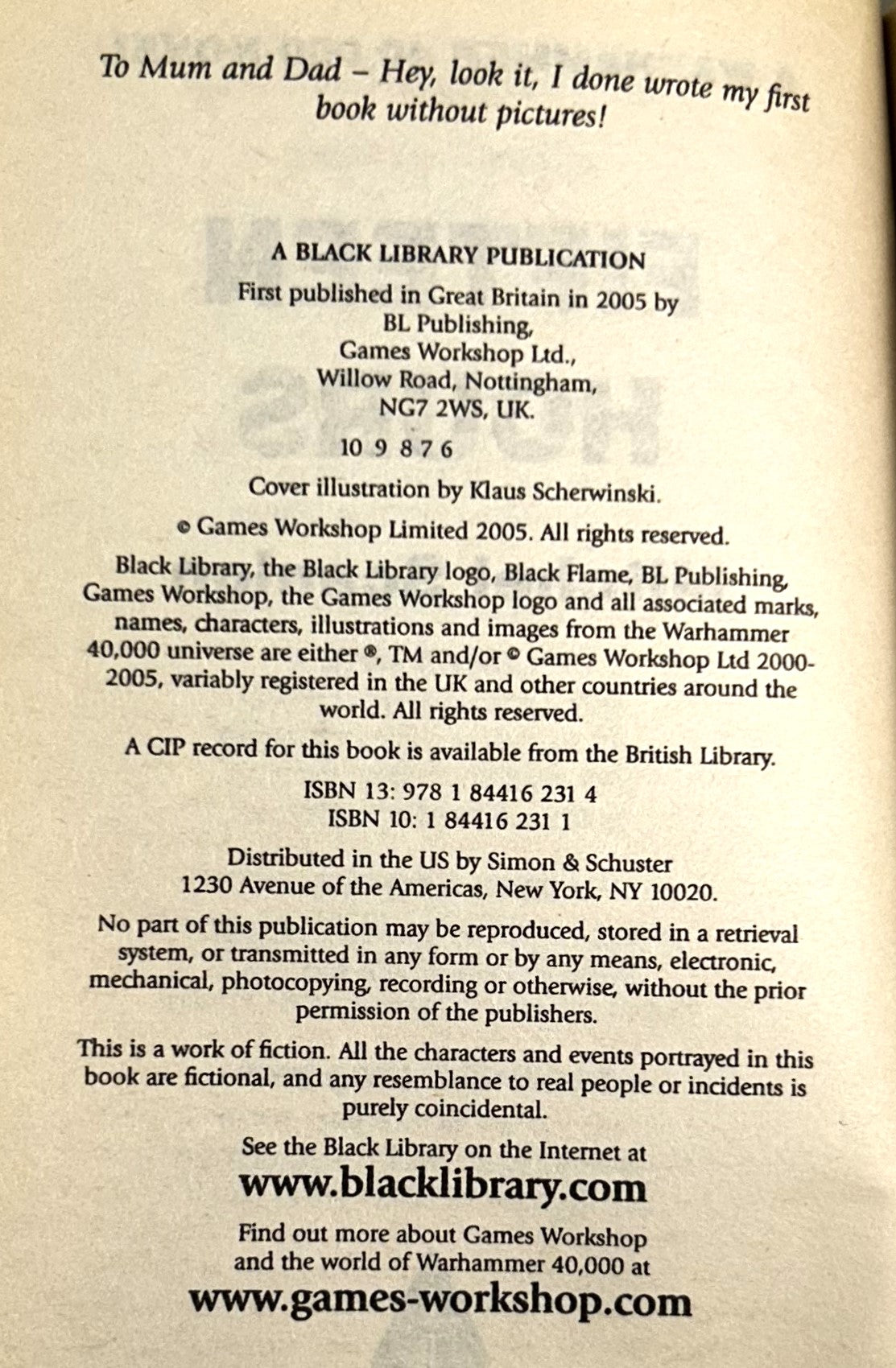 Warhammer 40,000: Fifteen Hours by Mitchel Scanlon 2005