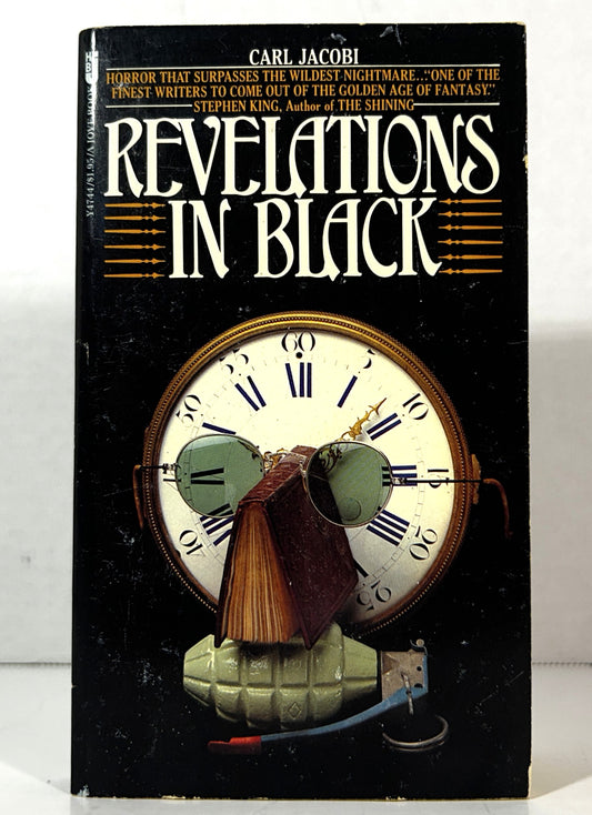 Revelations in Black by Carl Jacobi 1979 1st Jove/HBJ Print