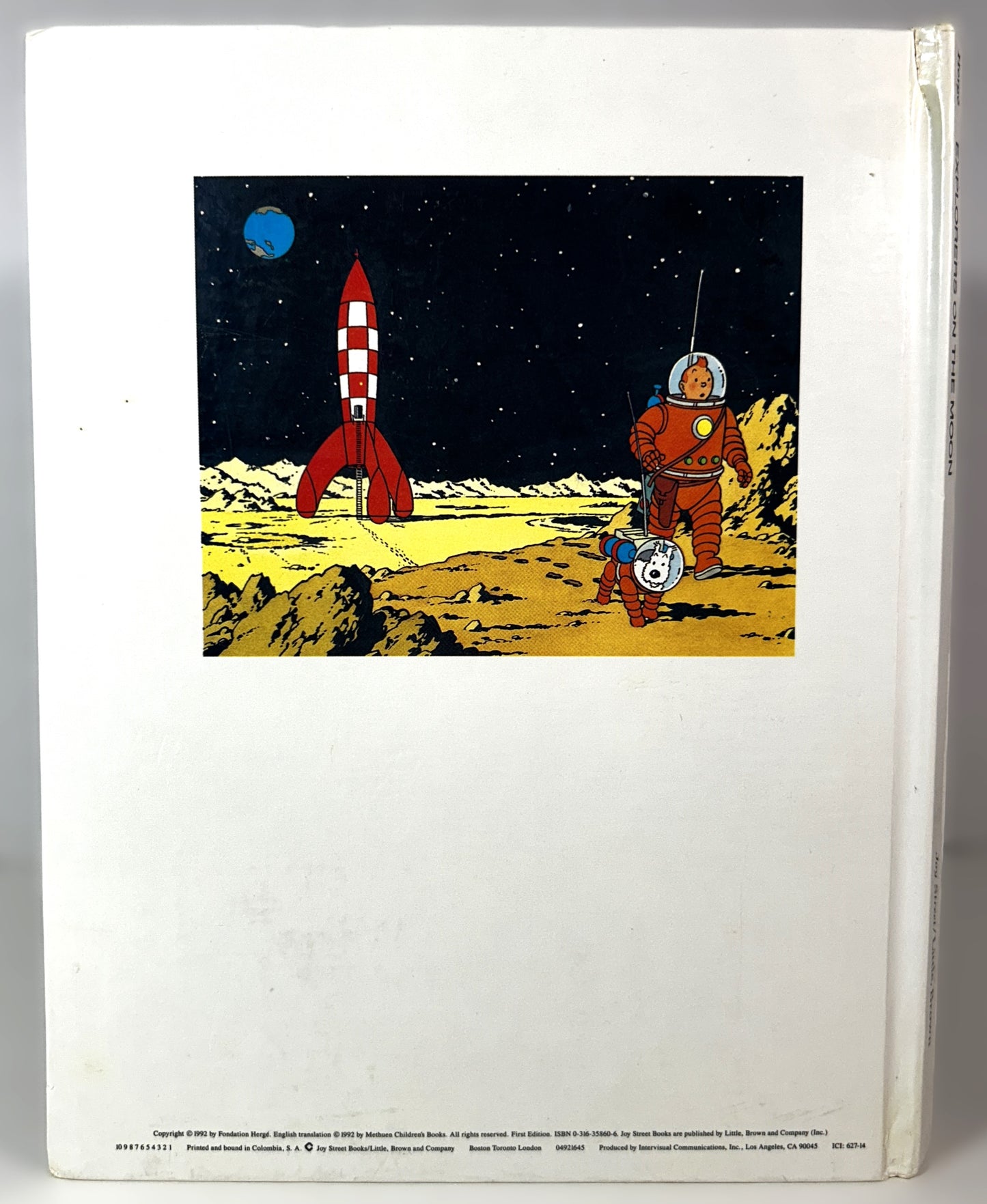 The Adventures of Tintin:L Explorers on the Moon by Herge 1992 1st Edition Pop-Up Book