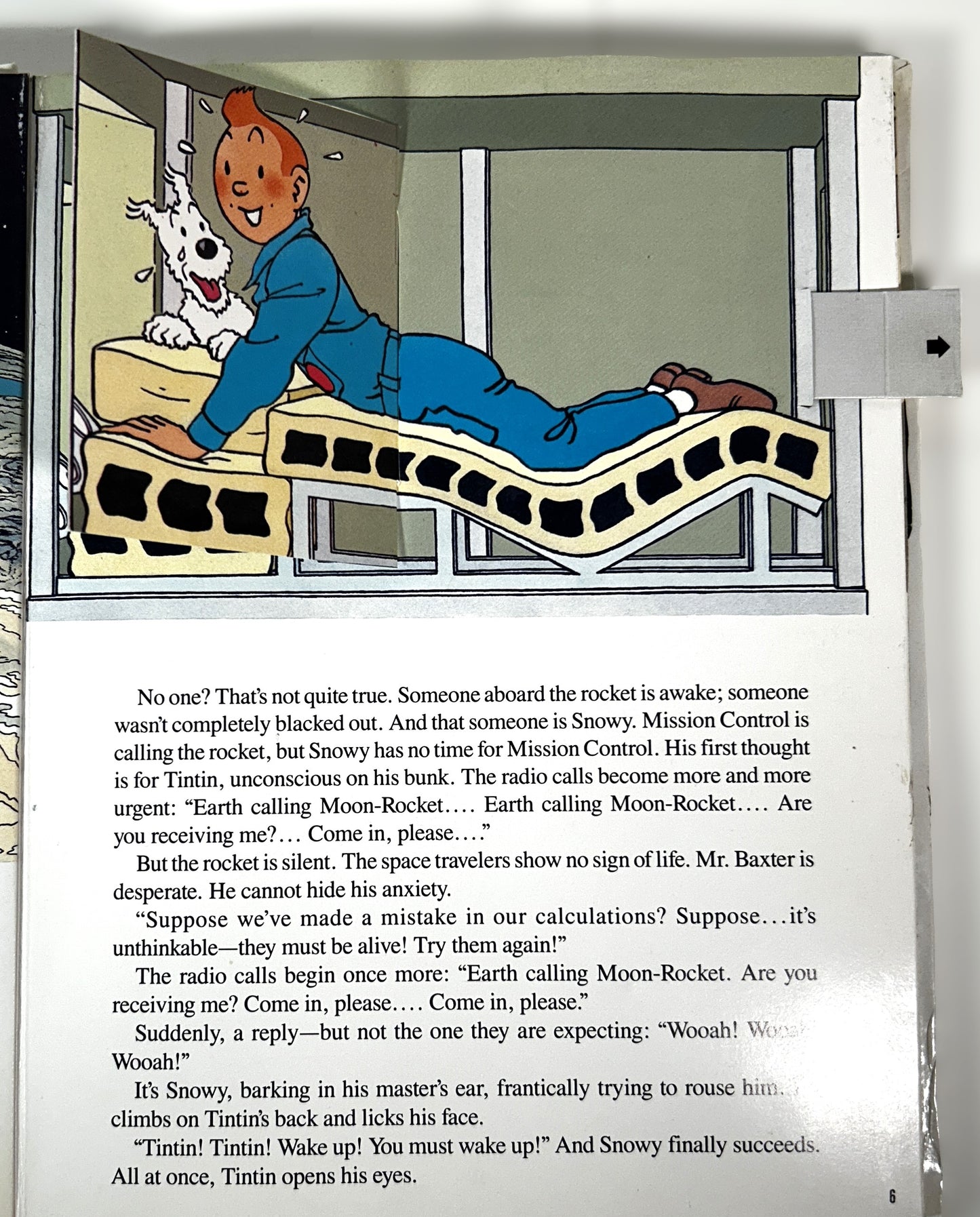 The Adventures of Tintin:L Explorers on the Moon by Herge 1992 1st Edition Pop-Up Book