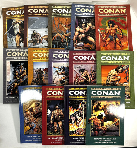Set of 14 The Chronicles of Conan 2003-2007