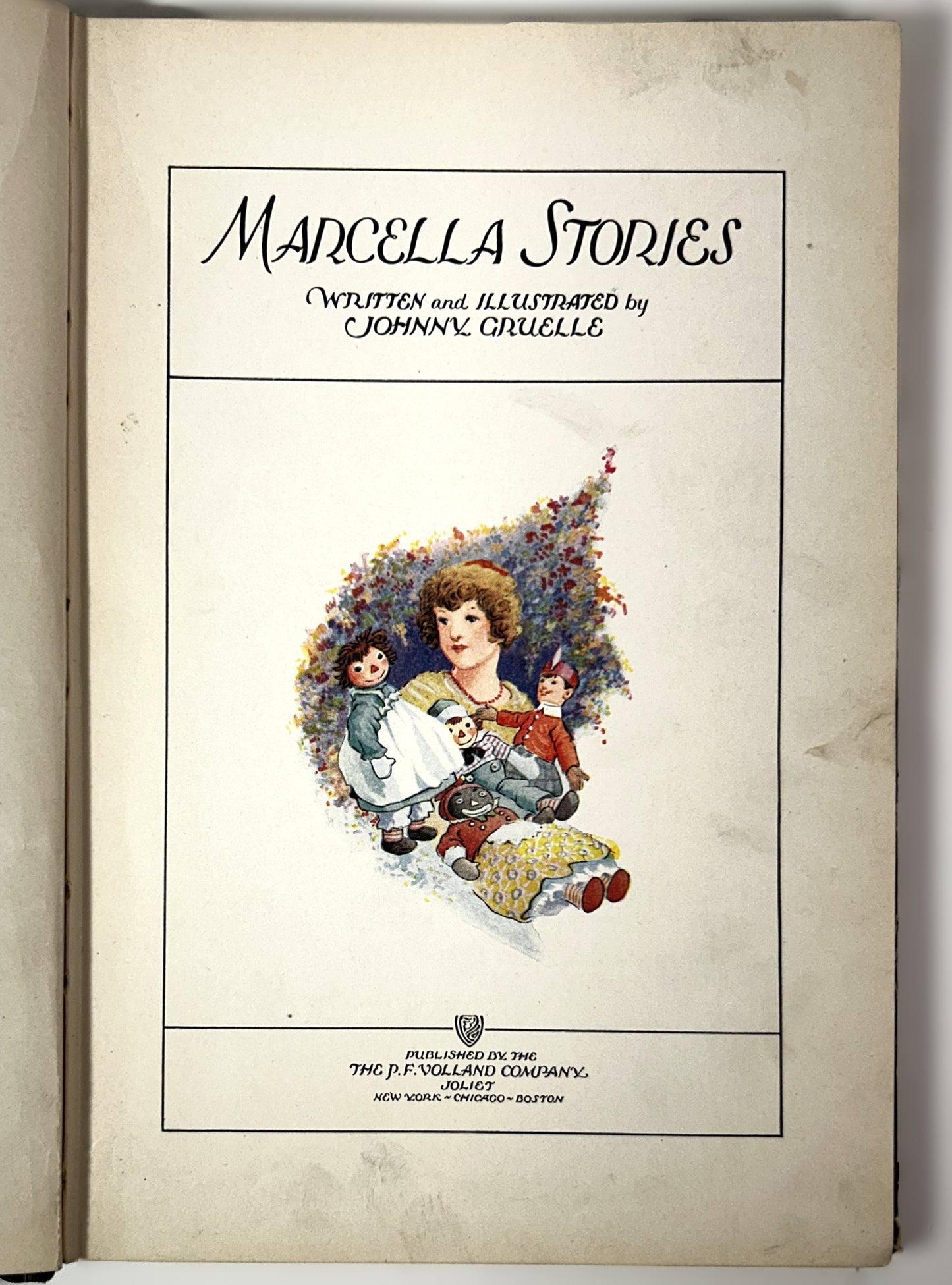 Marcel: A Raggedy Ann Story by Johnny Gruelle 1929 Early Print