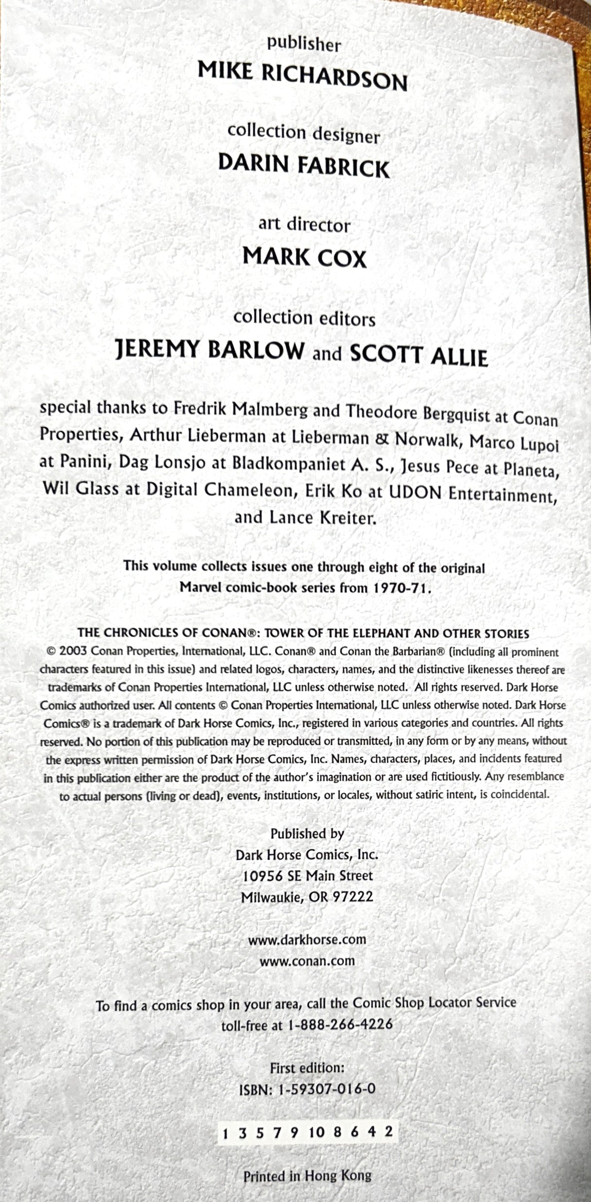 Set of 14 The Chronicles of Conan 2003-2007