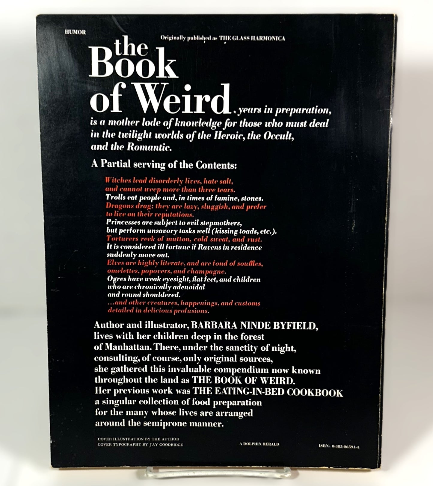 The Book of Weird by Barbara Ninde Byfield 1973