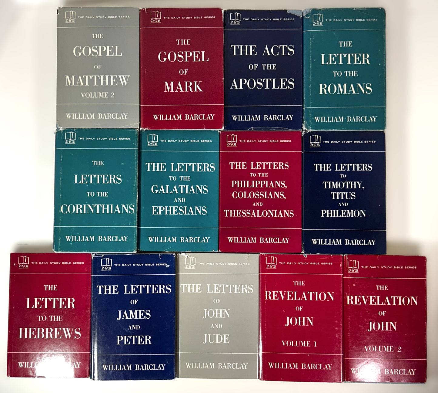 Incomplete Set of 13 The Daily Study Bible Series by William Barclay 1956-1959