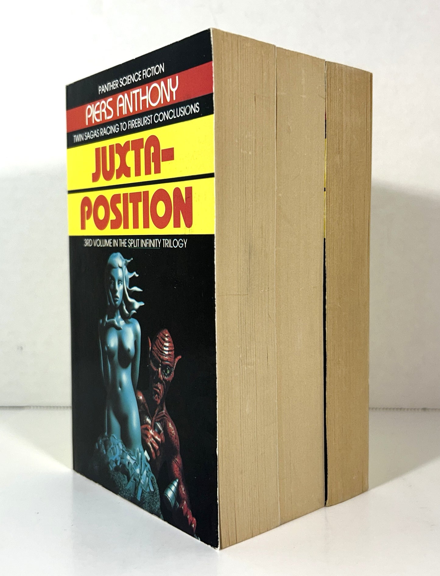 Set of 3 Apprentice Adept by Piers Anthony 1986 Reprints UK Editions