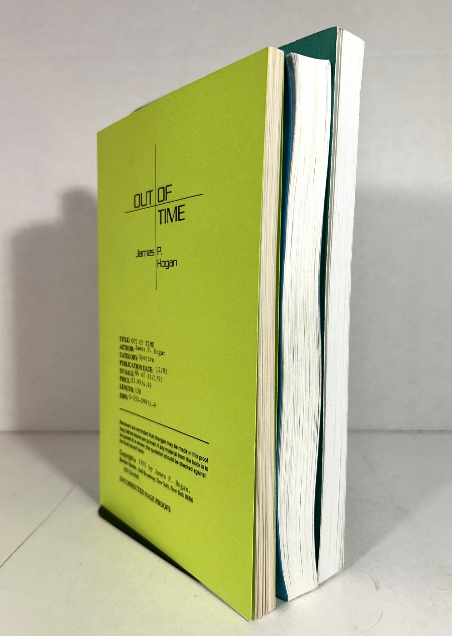 The Peace War/Stainless Steel Rat Sings the Blues/Out of Time Uncorrected Proofs 1984-1994