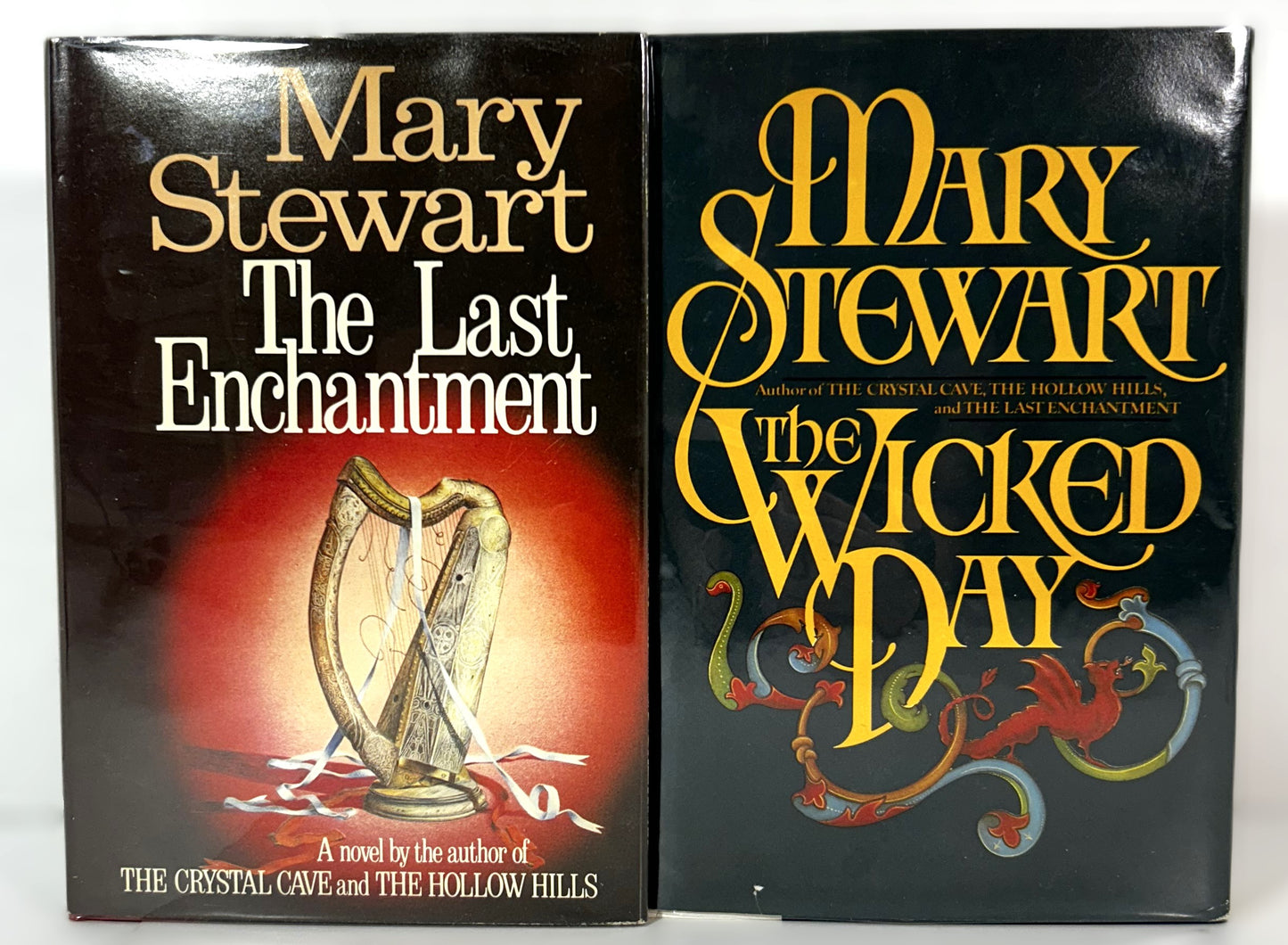 Set of 2 Mary Stewart Novels circa 1980s Book Club Editions