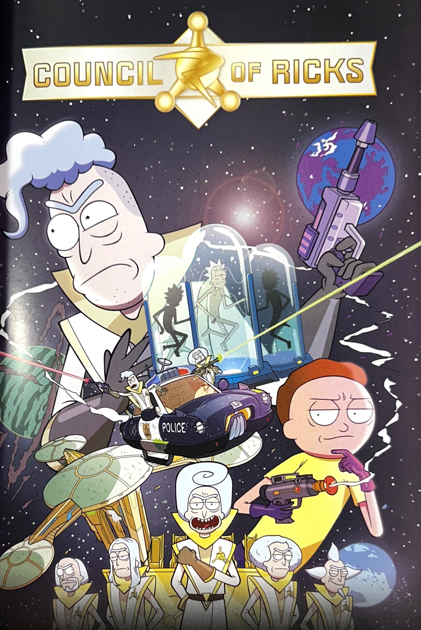 Set of 4 Rick & Morty Graphic Novels 2017-2021