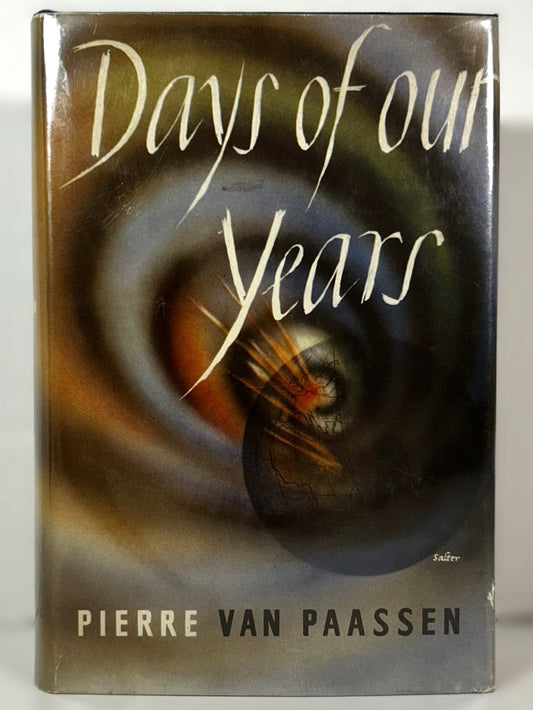 Days of Our Years by Pierre van Paassen 1939 1st Edition 8th Printing