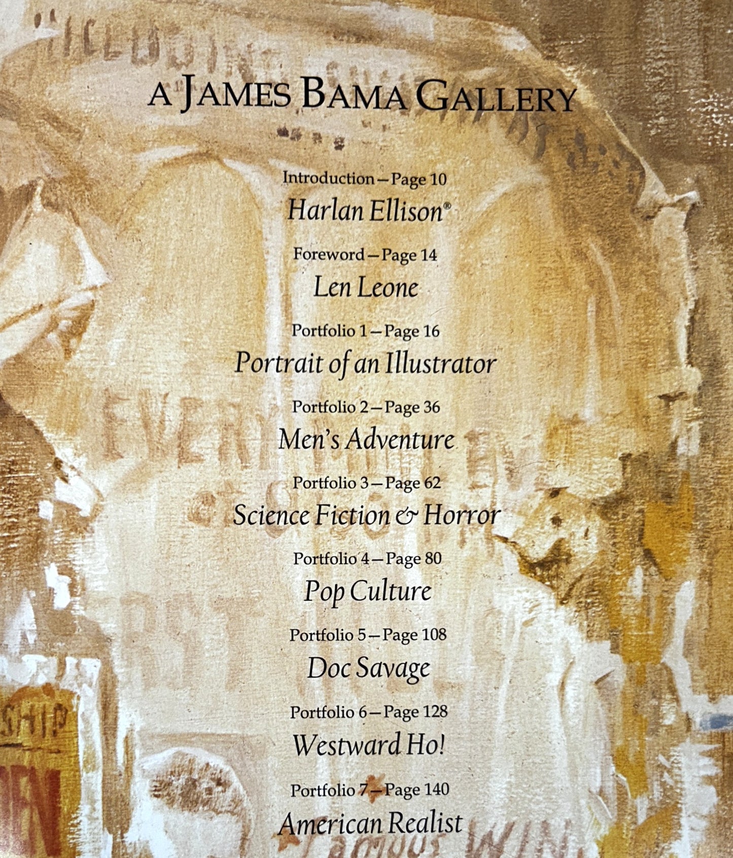 James Bama: American Realist by Brian M. Kane w/ Harlan Ellison & Len Leone 2006 1st Printing