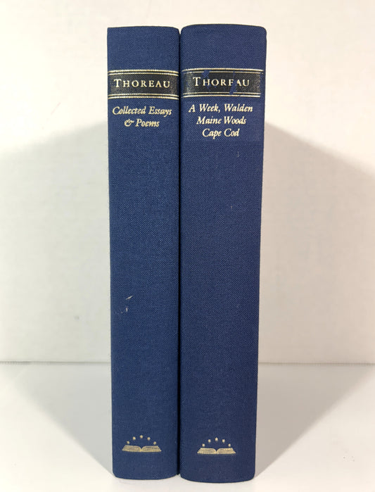 Library of America: Set of 2 Henry David Thoreau 1985-2001