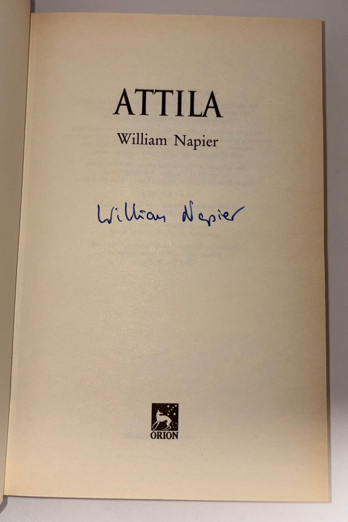 SIGNED title  page