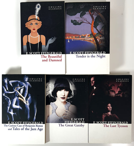 Set of 5 Collins Classics F. Scott Fitzgerald Titles 2011-2014