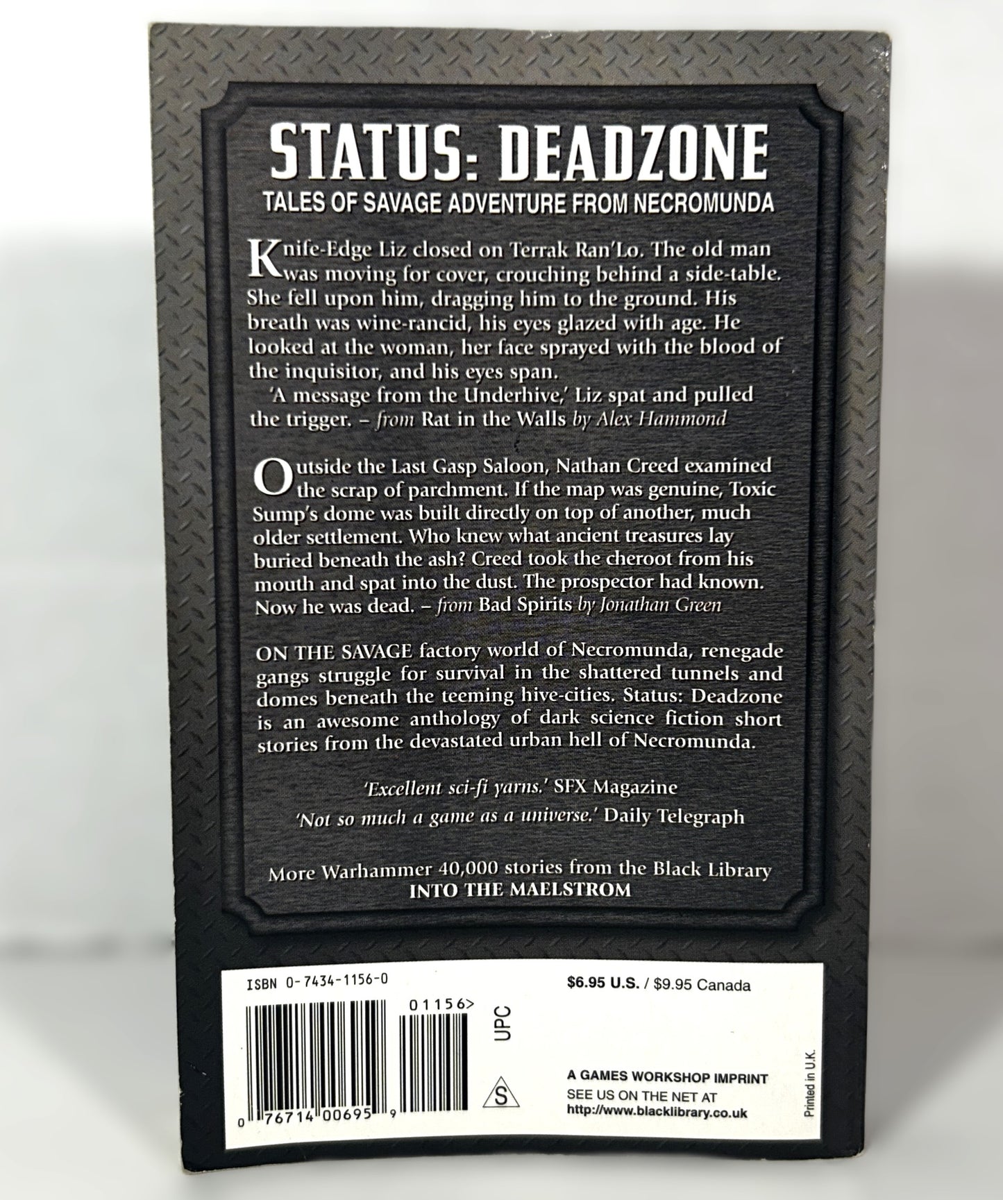 Warhammer 40,000: Status: Deadzone edited by Marc Gascoigne & Andy Jones 2000 1st US Print