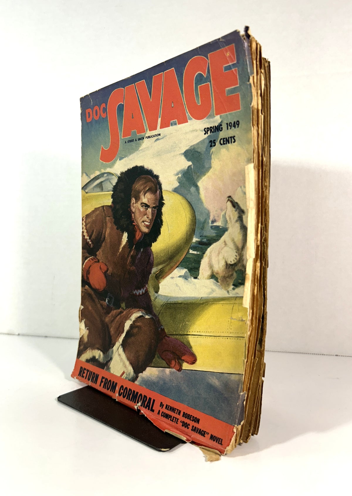 Set of 2 Doc Savage Vintage Pulp [June 1939 + Spring 1949]