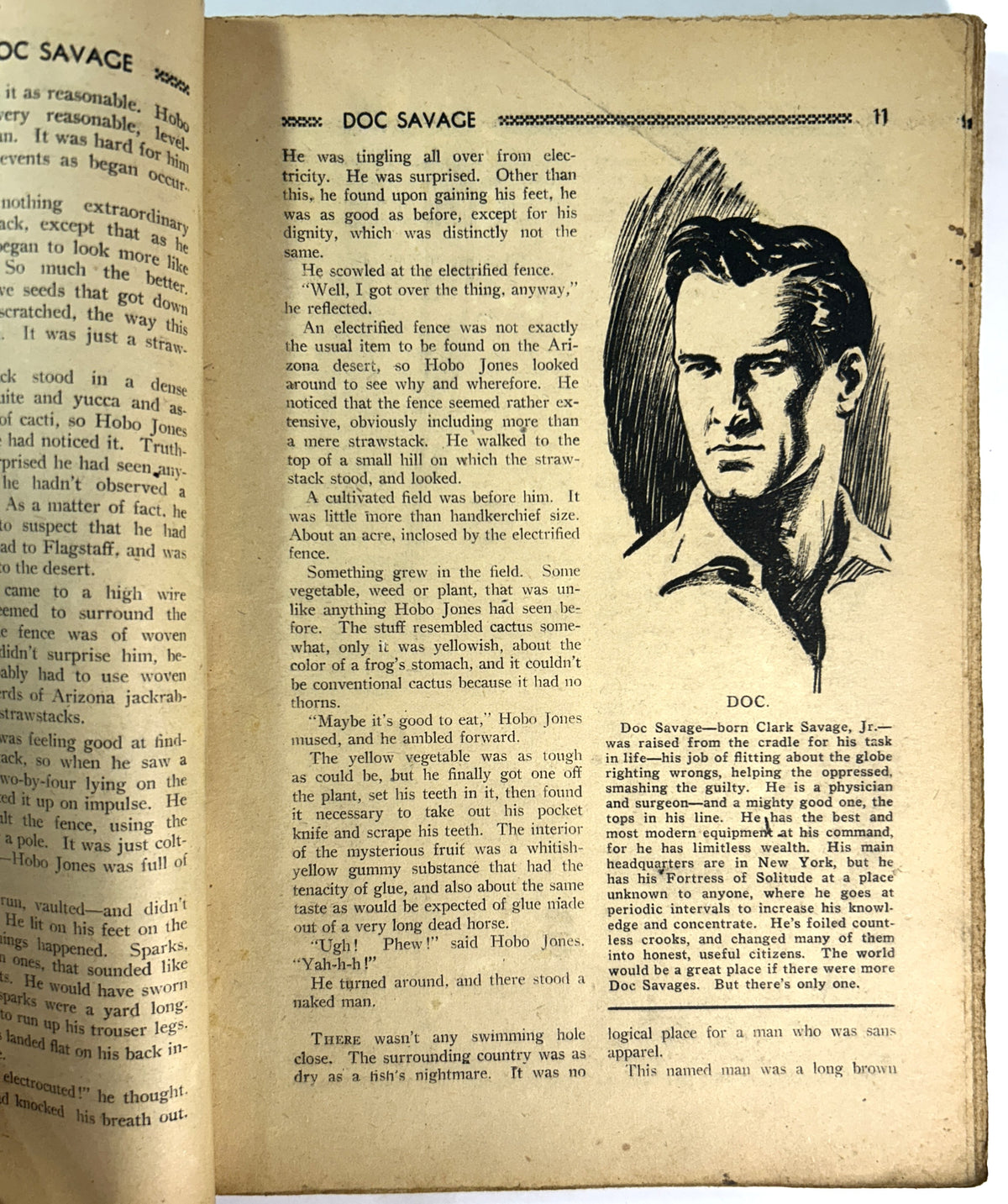 Set of 2 Doc Savage Vintage Pulp [June 1939 + Spring 1949]