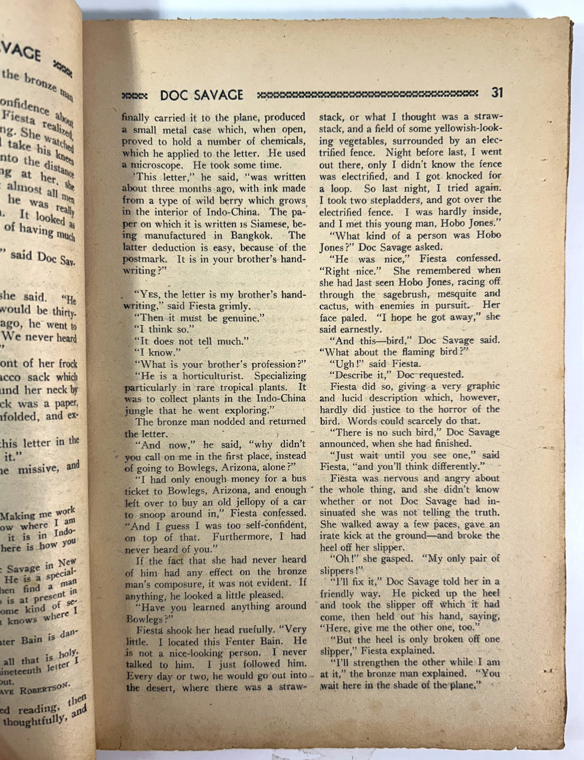 Set of 2 Doc Savage Vintage Pulp [June 1939 + Spring 1949]