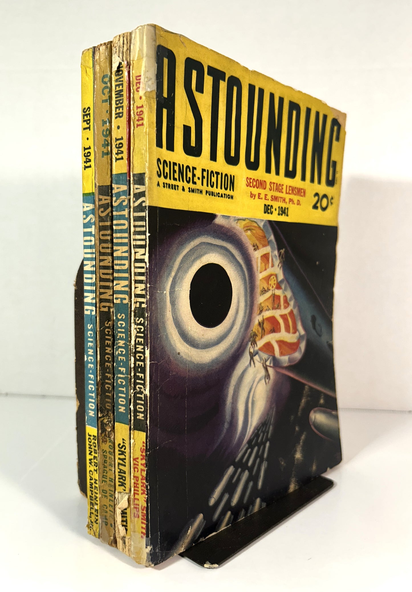 Set of 4 Astounding Science Fiction Sept-Dec. 1941 NIGHTFALL Edition