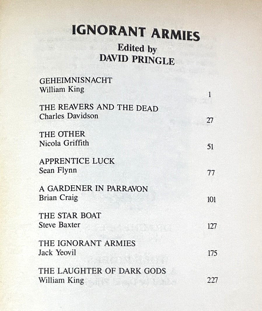 Warhammer: Ignorant Armies by David Pringle 1989