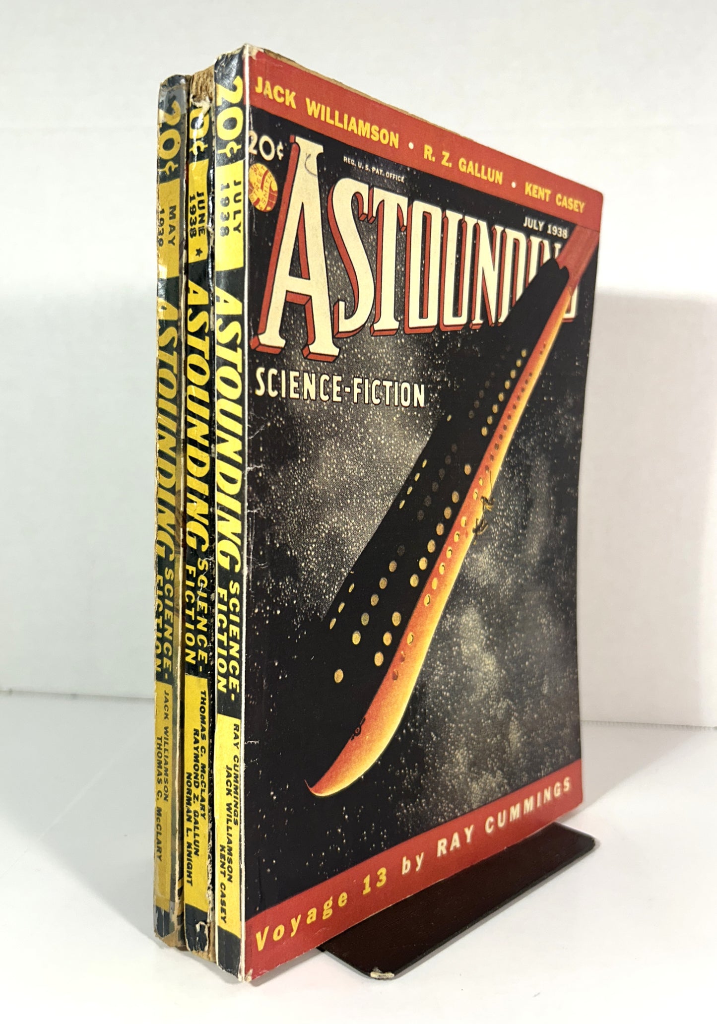 Set of 3 Astounding Science Fiction May-July 1938