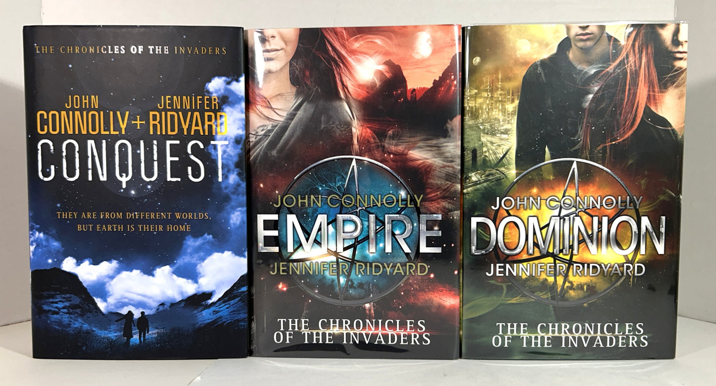 Chronicles of the Invader Trilogy by John Connolly & Jennifer Ridyard 2013-2016 SIGNED x2 1st UK Editions